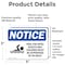 Signmission DANGER Pool For Hotel Guests Only Children, 5 in W x Rectangle, Vinyl Decal OS-2PACK-NS-D-35-L-10912 - alternate 4